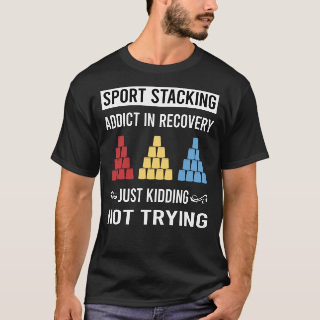 Sport Stacking Cup Stacking Speed Stacking Koppar T Shirt (Framsida)