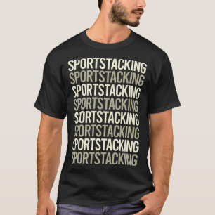 Sport Stacking Cup Stacking Speed Stacking Koppar T Shirt