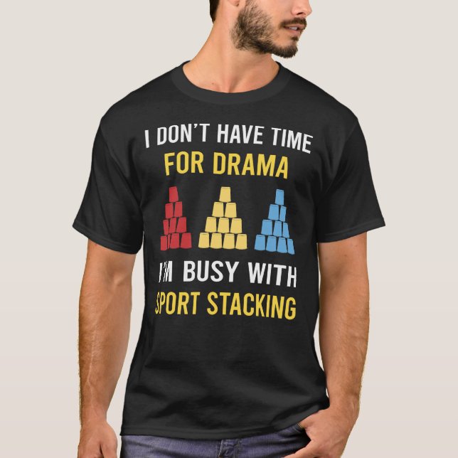 Sport Stacking Cup Stacking Speed Stacking Koppar T Shirt (Framsida)