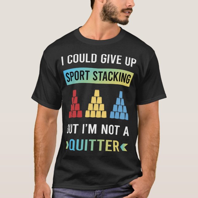 Sport Stacking Cup Stacking Speed Stacking Koppar T Shirt (Framsida)