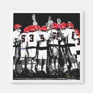 Sport Team Photo Magnet Idrottsman Fläkt Sport