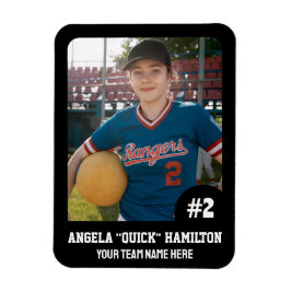 Sport Team Player (3" x4" i) Photo Magnet