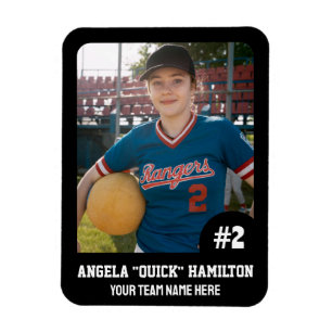 Sport Team Player (3" x4" i) Photo Magnet