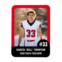 Sport Team Player (3" x4" i) Photo Magnet