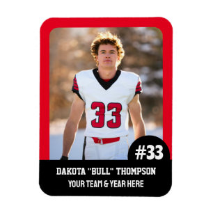 Sport Team Player (3" x4" i) Photo Magnet