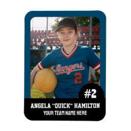 Sport Team Player (3" x4" i) Photo Magnet
