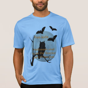 Sport-Tek konkurrent Halloween Uggla & Fladdermöss T Shirt