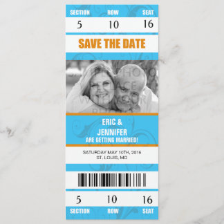 SPORT TEMA BRÖLLOPSINVITATION/SAVE THE DATE INBJUDNINGAR