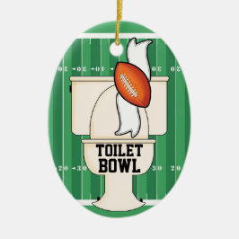 Sport - Toilet BOWL - SRF Ceramic Ornament
