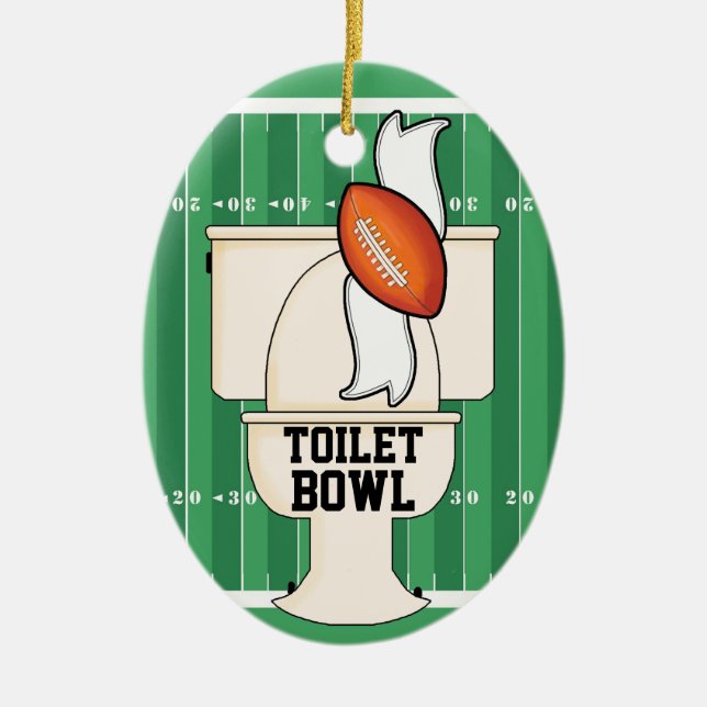 Sport - Toilet BOWL - SRF Ceramic Ornament (Framsidan)