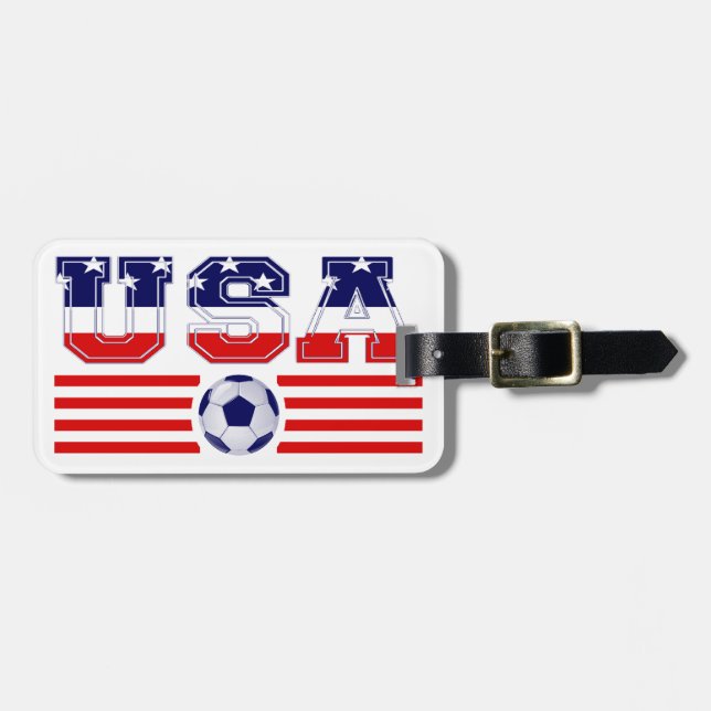 Sport U.S.A SOCCER Bagagebricka (Horisontell Framsida)
