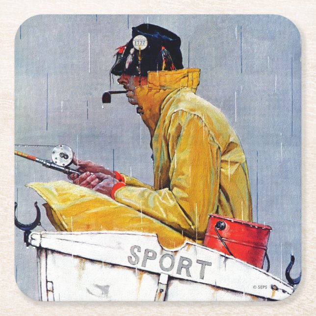 Sport Underlägg Papper Kvadrat (Framsidan)