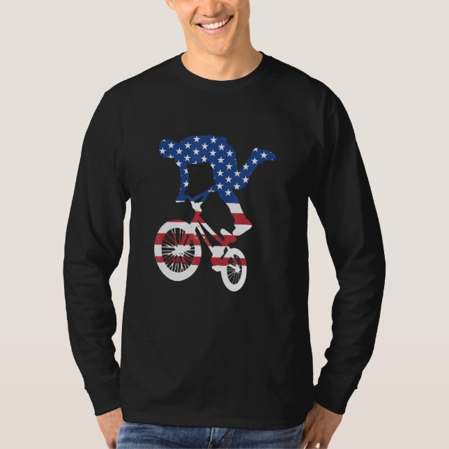 Sport Us Flag BMX_3 T Shirt (Framsida)