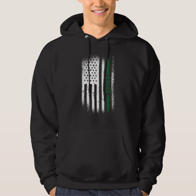 Sport Us Flag Bocciaboll Hoodie (Framsida)