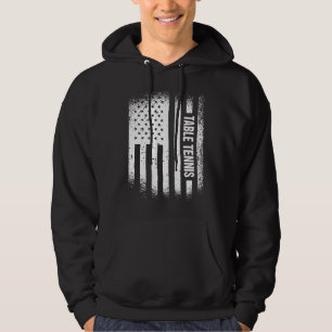 Sport Us Flag Bordtennis  6 Hoodie