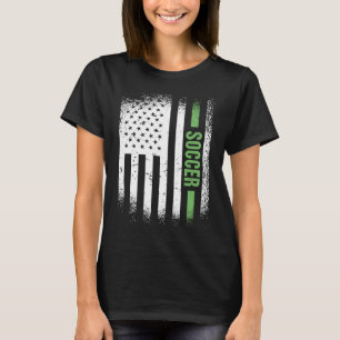 Sport Us Flag Fotboll 4 T Shirt
