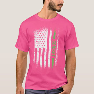 Sport US Flagga Cricket T Shirt