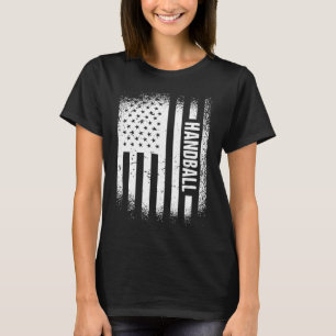 Sport US Flagga Handball 3 T Shirt