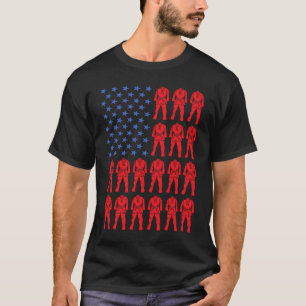 Sport Us Flagga Taekwondo 6 T Shirt
