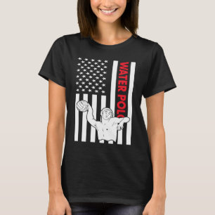 Sport US Flagga Vatten Polo 4 T Shirt