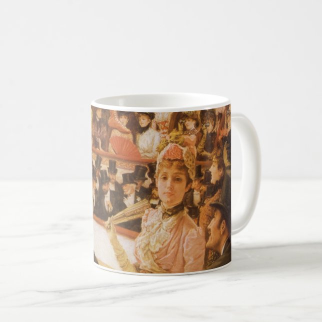 Sportande damer (eller Cirkusälskare) av James Tis Kaffemugg (Framsida höger)