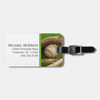 Sportar - baseballbagagemärkre bagagebricka