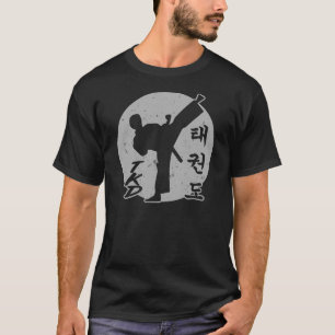 Sportar för slagsmål för Taekwondo sol ledar- T Shirt
