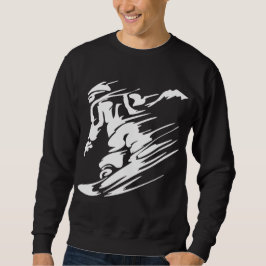 Sportar för snölogiytterlighet sweatshirt