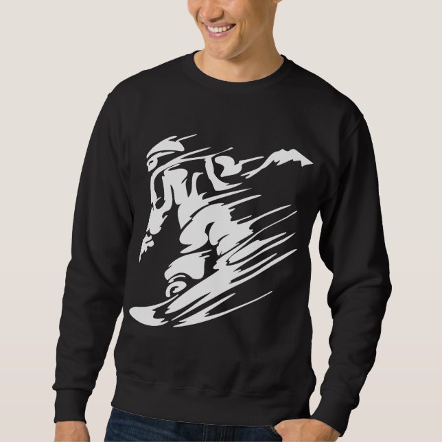 Sportar för snölogiytterlighet sweatshirt (Framsida)