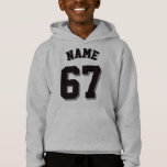 Sportar Jersey för grått- & svartungar | Tee<br><div class="desc">Jersey för sportar för grått- & svartungar | design •,  Tröja för Hoodie för ungeJersey Pullover</div>