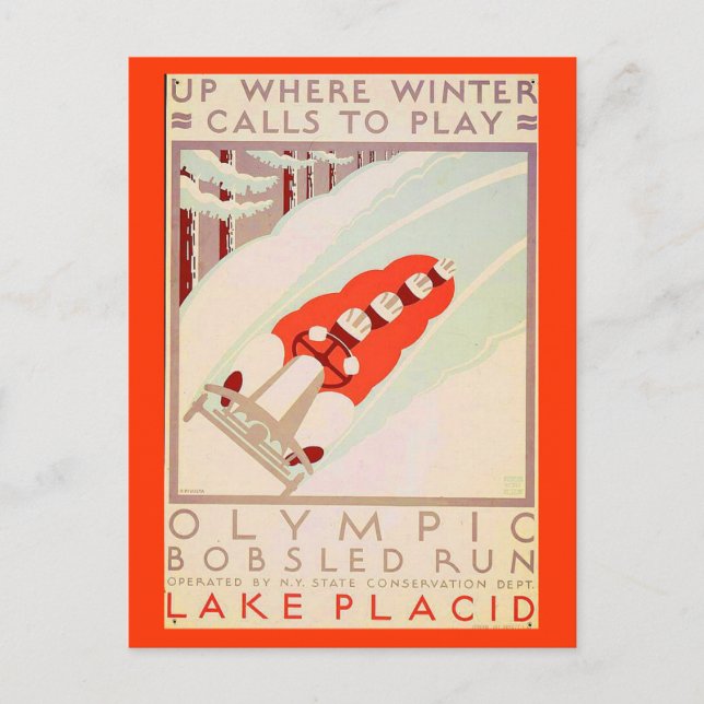 Sportar/spel-Vintage artikel 17 Vykort (Framsida)