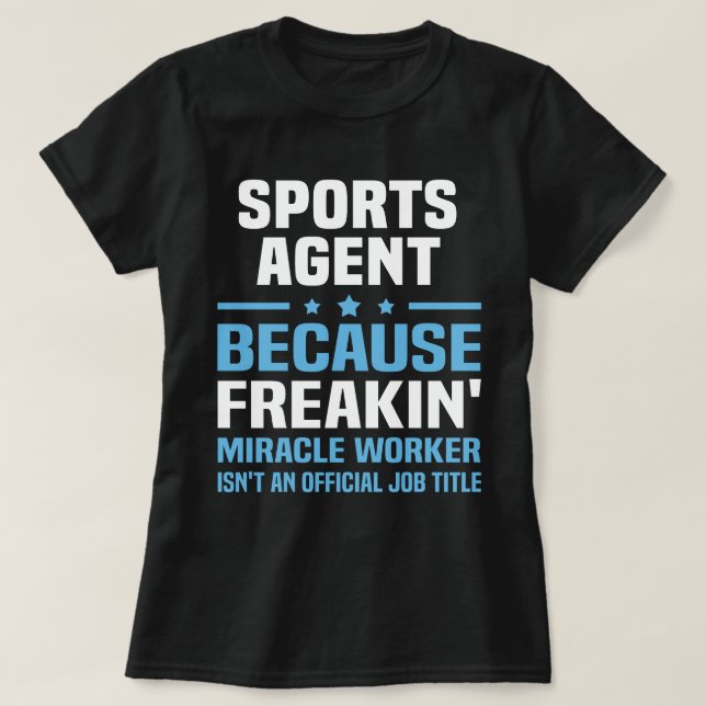 Sportarna Agent T Shirt (Design framsida)