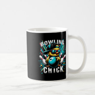 Sportarna av Chick av cute eller Bowling Kaffemugg