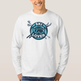 Sportarna Ski Älskare Winter Snö T Shirt