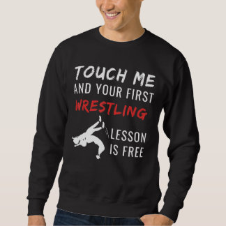 Sportarna Wrestling Älskare Gift Lång Ärmad Tröja