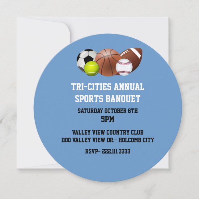 Sportbananinbjudan Inbjudningar (Framsida)