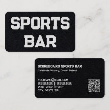 Sportbar anpassad QR