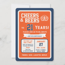 Sportbaren Födelsedags Skål och Öl till 21 År