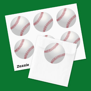 Sportbaseballklistermärkear Runt Klistermärke