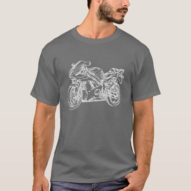 Sportbike konstT-tröja Tröja (Framsida)