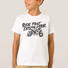 Sportbike Rider Action Mentality T Shirt