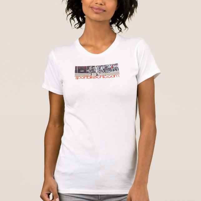 sportbikechic.com tee shirt (Framsida)