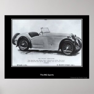 Sportbil 1930-talets tryck