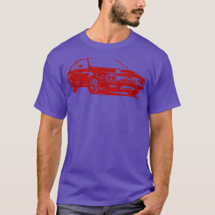 sportbil gtv6 i alfa-rött t shirt