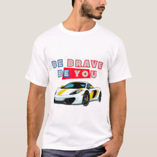 Sportbil och motiverande fras t shirt