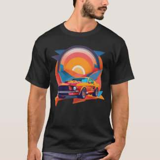 Sportbil tjej familj t shirt