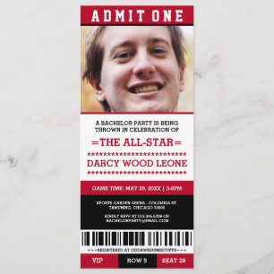 Sportbiljett Svärmning Inbjudningar