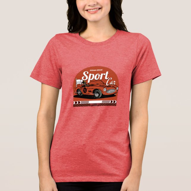 Sportbilstjej T Shirt (Framsida)