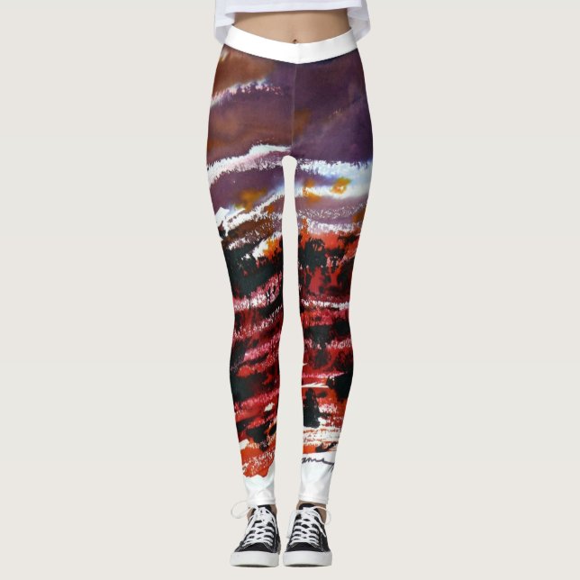 Sportdamasker av Doranne Alden Caruana Leggings (Framsida)