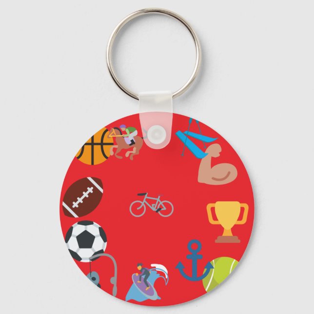 sportemoji nyckelring (Framsida)